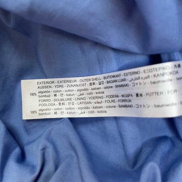 Zara Bubble Crop NWT Straps Large Blue‎ Y2K Style - Picture 8 of 8